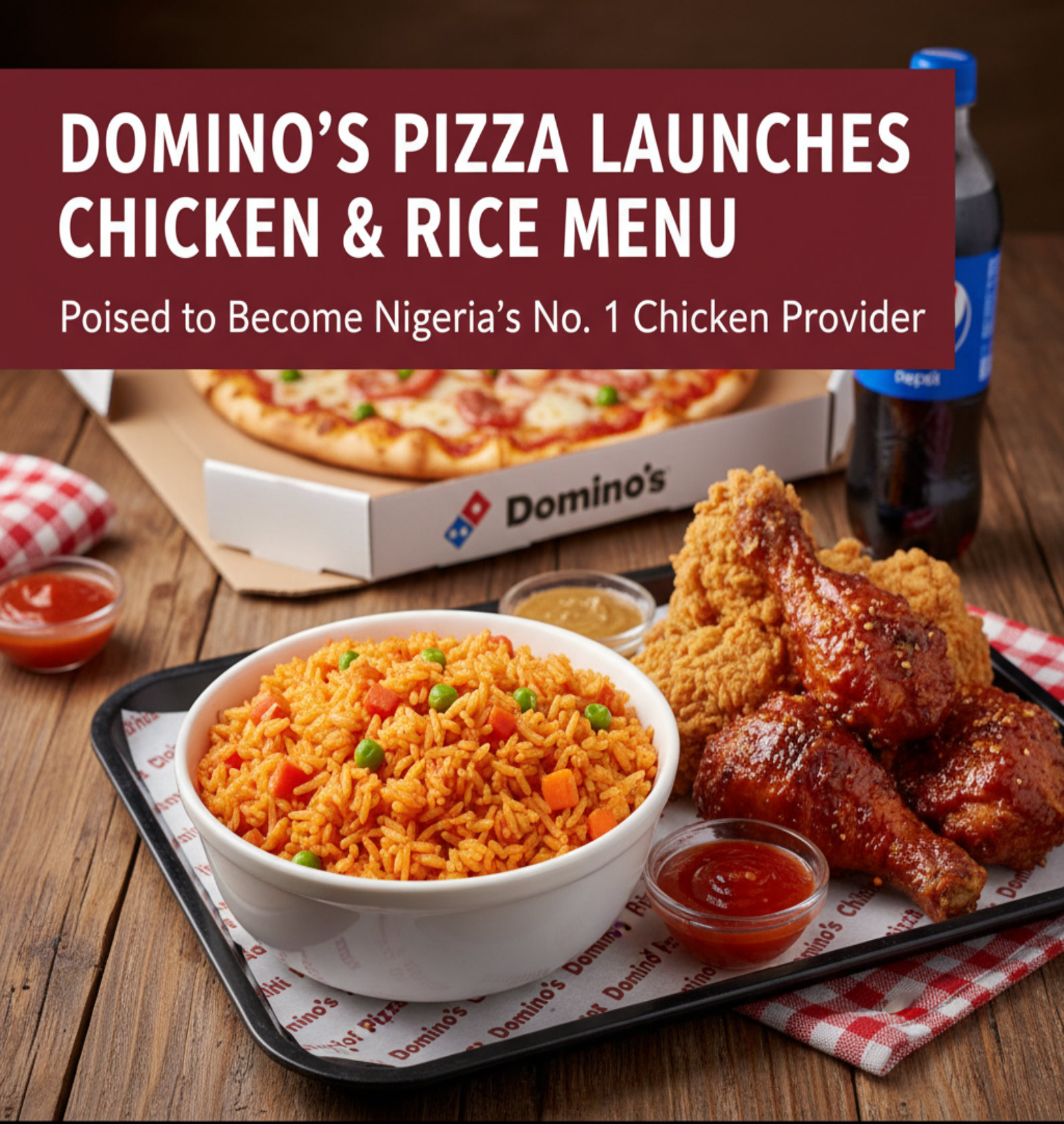 Domino’s Pizza Launches Chicken & Rice Menu — Poised to Become Nigeria’s No. 1 Chicken Provider in the QSR Industry